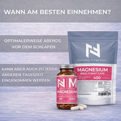 Natural-Fitness24 Magnesium Bisglycinat Kapseln Mann einnehmen?