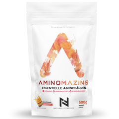 Aminomazing EAA Pulver Tropical 500g mit Vitaminen, Spurenelementen und Mineralstoff
