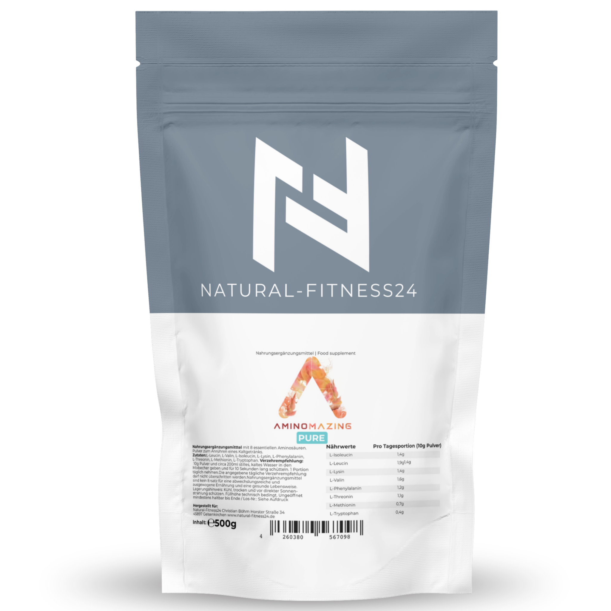 Eva Pulver Neutral 500g ohne Aromen und Süßungsmittel