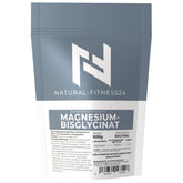 Magnesium Bisglycinat Pulver 500g, voll chelatisiert, ungepuffert, ohne Zusatzstoffe, neutraler Geschmack, von Natural-Fitness24