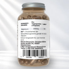 200mg Magnesium pro Kapsel