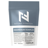 Natural-Fitness24 Magnesium-Komplex 500g Pulver neutral aus Bisglycinat Citrat Taurat und Malat