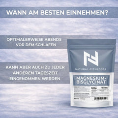 Magnesium Bisglycinat 500g Pulver – Neutral