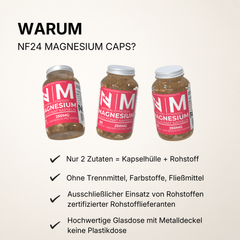 NF24 Magnesium Bisglycinat 80 Kapseln ohne unnötige Zusatzstoffe