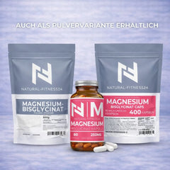 Magnesium Bisglycinat Kapseln oder Pulver kaufen