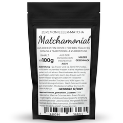Matchamonial Matcha Pulver "Basic-Ceremonial" 100g
