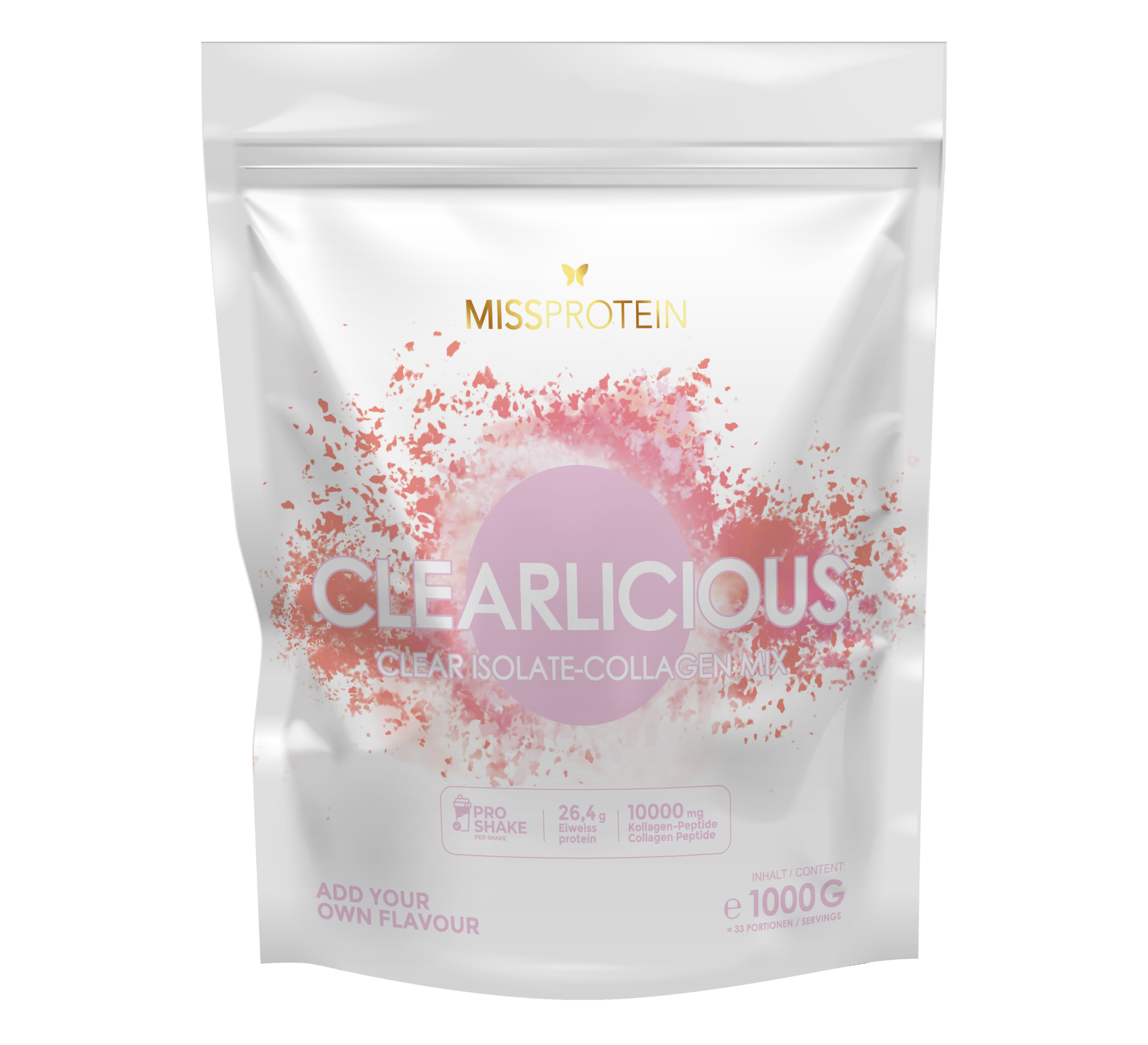 Clear Isolat Kollagen Mischung