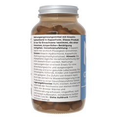 Natural-Fitness24 Creatin HCL Hydrochlorid Kapseln Zutatenliste