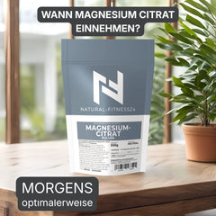 Magnesium Citrat Pulver 500g fuer morgens kaufen