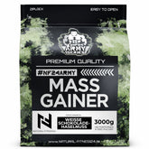 mass gainer 3kg 3000g schoko nuss whey mit instant oats