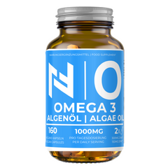 Vegane Omega 3 Kapseln mit Algenöl - 160 Kapseln