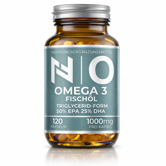 Omega-3 Fischöl Kapseln 1000 mg – 500 EPA / 250 DHA – 120 Kapseln