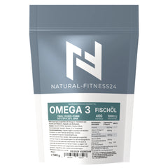 Omega-3 Fischöl 400 Kapseln 1000 mg – 500 EPA / 250 DHA – TG-Form