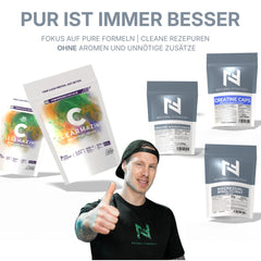 Pur ist immer besser Chris von Natural-Fitness24 Fokus aus pure Formeln, cleane Rezepturen ohne Aromen und unnötige Zusätze