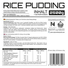 rice pudding meal instant pulver