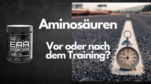 AMINOSÄUREN VOR ODER NACH DEM TRAINING?