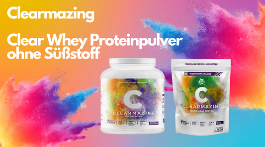 Clearmazing: Clear Whey Proteinpulver ohne Süßstoff für individuelle Shakes