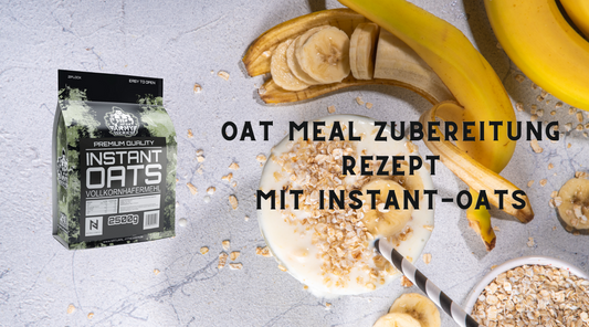 Oat Meal Zubereitung &amp; Rezept mit Instant Oats (Hafermehl)