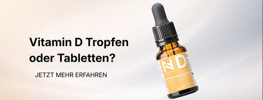 Vitamin D Tropfen oder Tabletten?