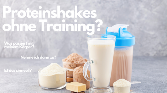 proteinshakes ohne training