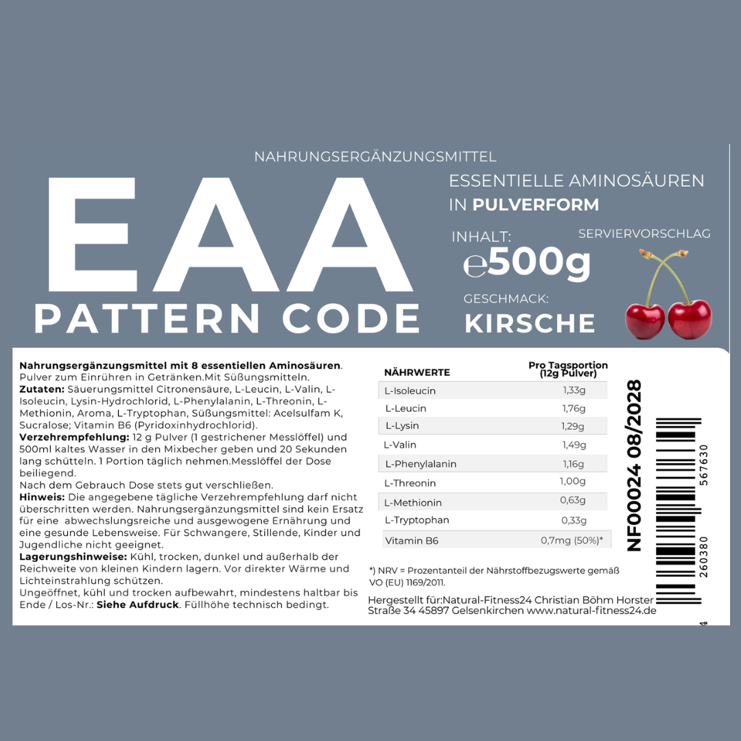 EAAs Aminosäurepulver Kirsche