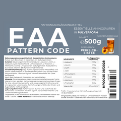 EAAs Aminosäurepulver Pfirsich Eistee