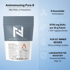 EAA Pulver 1Kg neutral ohne Zusätze Aminomazing Pure