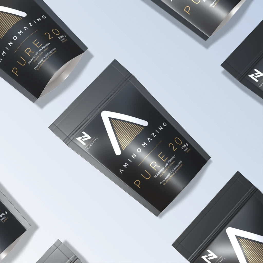 Aminomazing Pure 20 Aminosäuren ohne unnötige Zusatzstoffe wie Aromen und Süßungsmittel von Natural-Fitness24