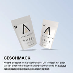 EAAs 1Kg neutral ohne Zusätze Aminomazing Pure Essentielle Aminosäuren ohne L-Histidin - hat einen Eigengeschmack