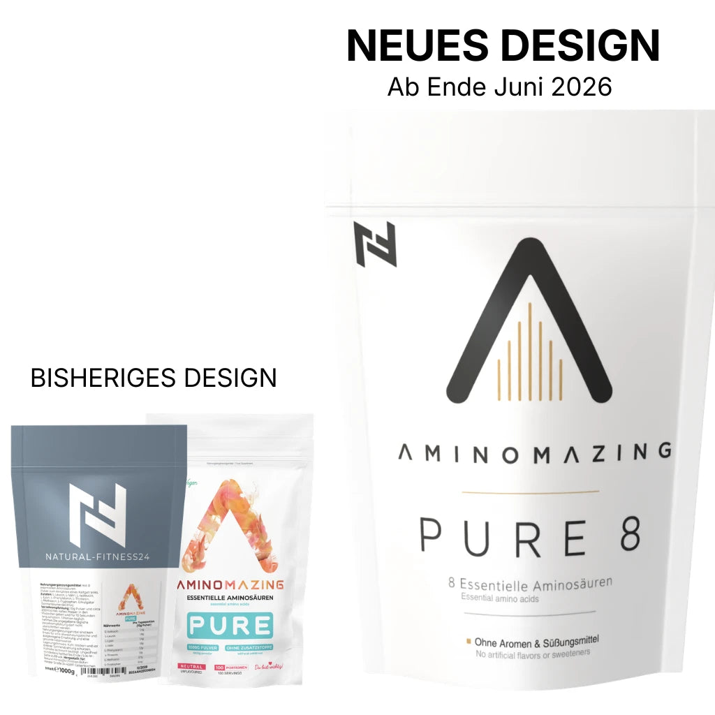 NF24 Aminomazing Pure 1kg Neutrales EAA Pulver essentielle Aminosäuren neues Design