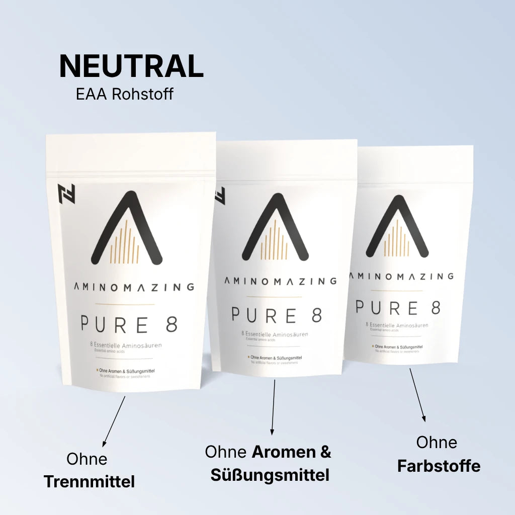 NF24 Aminomazing Pure 1kg Neutrales EAA Pulver essentielle Aminosäuren ohne unnötige Zusatzstoffe