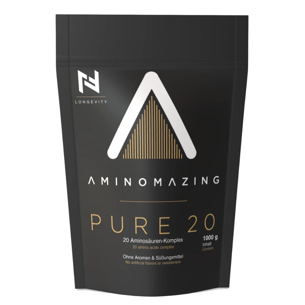 Aminomazing Pure 20 Aminosäuren ohne unnötige Zusatzstoffe wie Aromen und Süßungsmittel 1kg