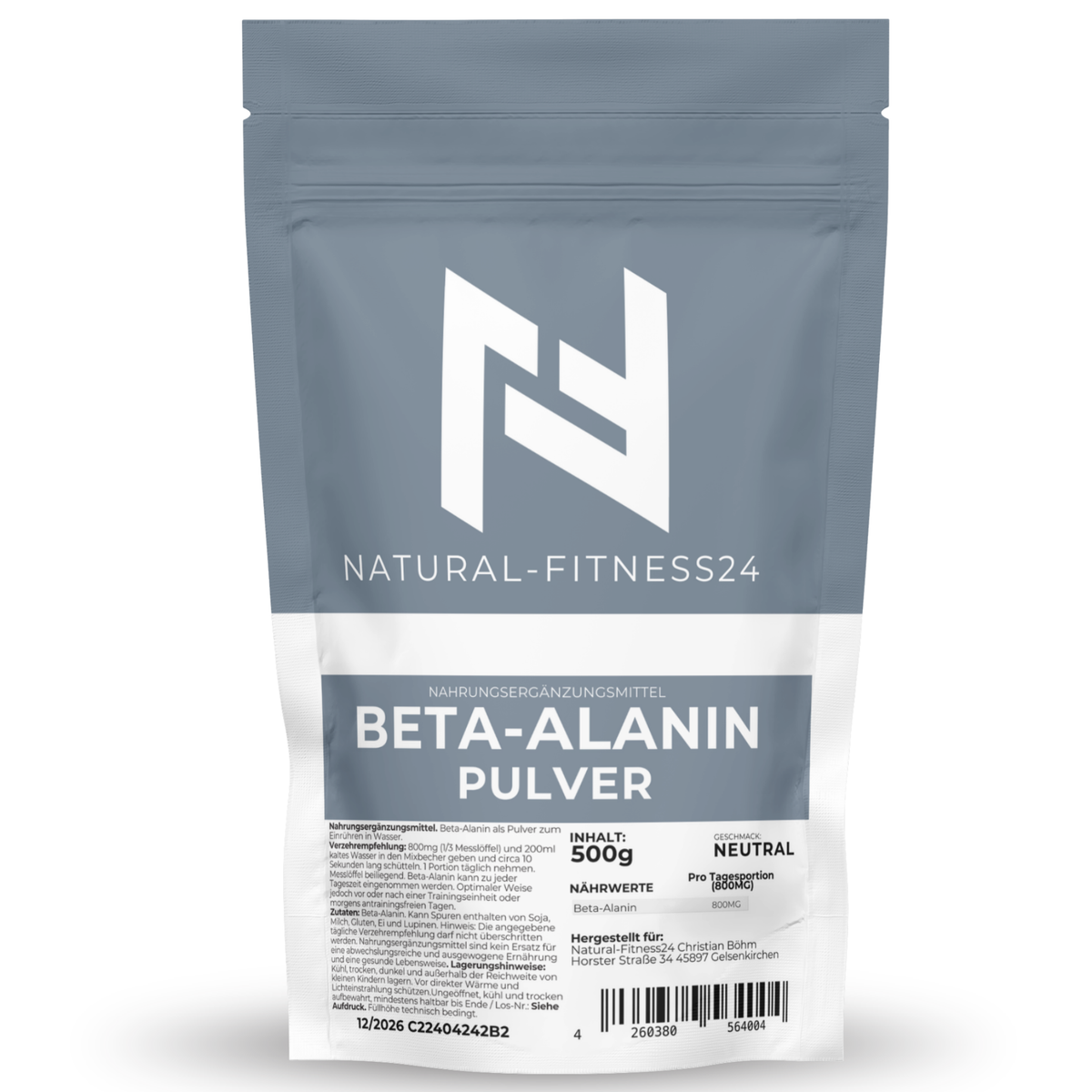 Beta-Alanin Pulver 500g