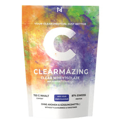 Clearmazing Clear Whey Isolate 750g Neutral ohne Zusatzstoffe wie Aroma und Süßungsmittel