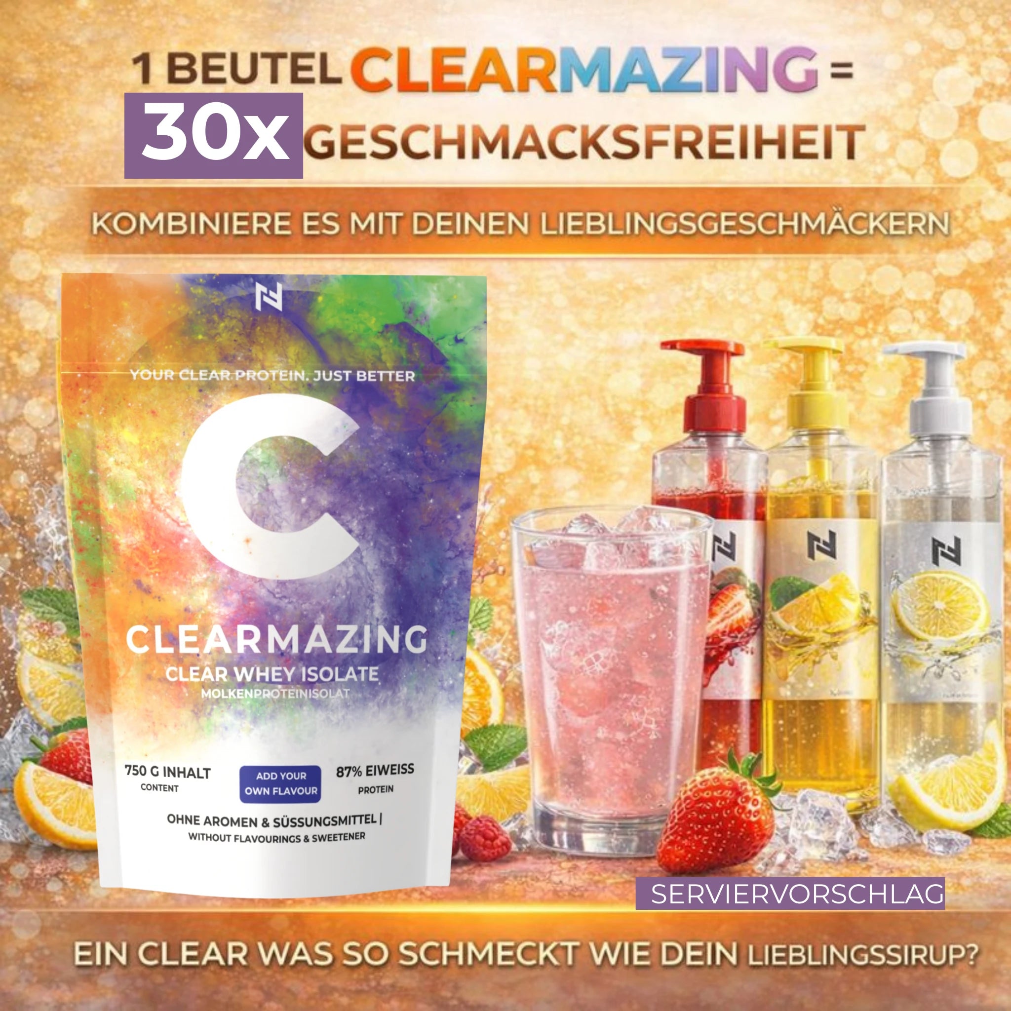 Geschmacksfreiheit pur mit Clearmazing