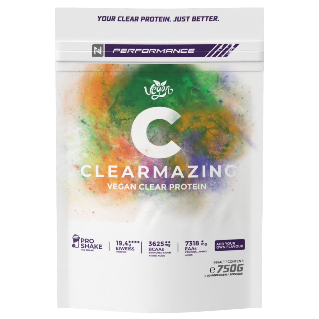 Clearmazing Clear Vegan Isolate 750g Neutral ohne Zusatzstoffe wie Aroma und Süßungsmittel
