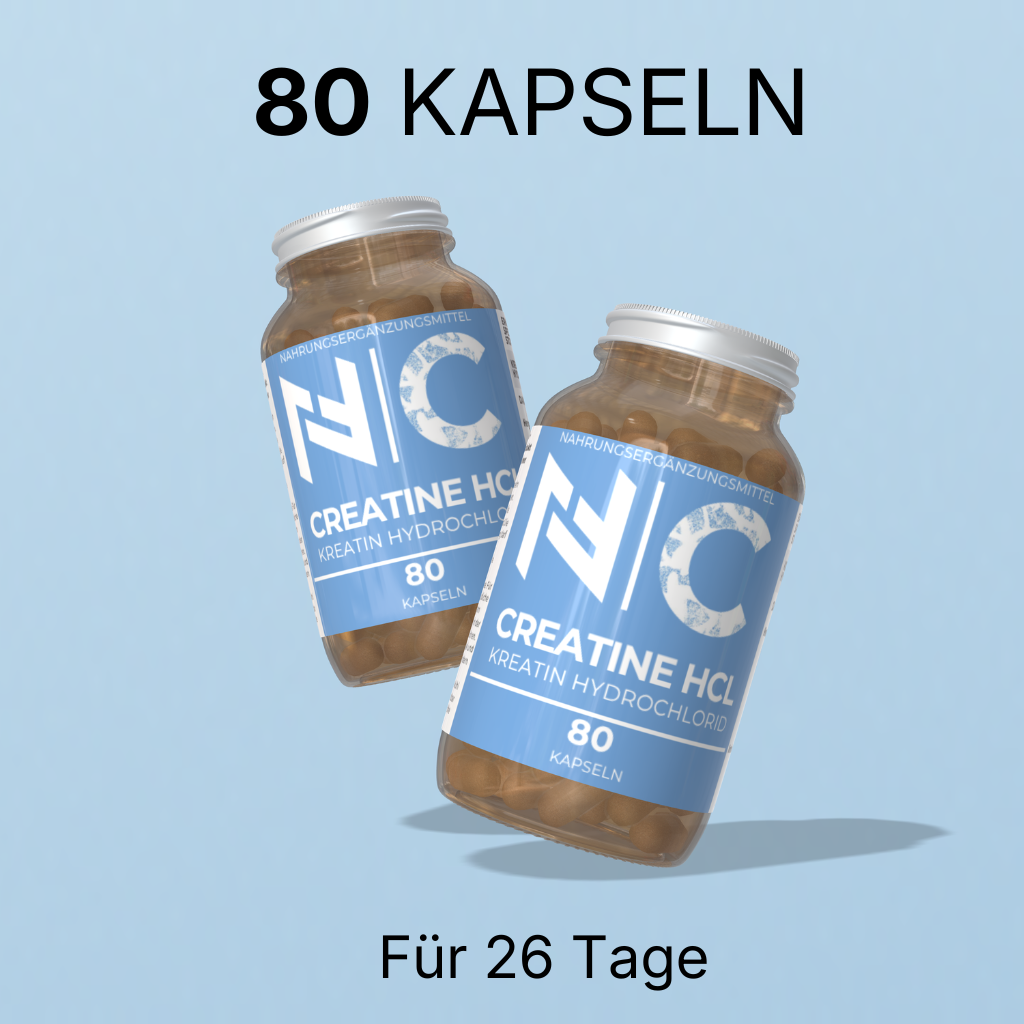 Natural-Fitness24 Creatin HCL Hydrochlorid 80 Kapseln Caps