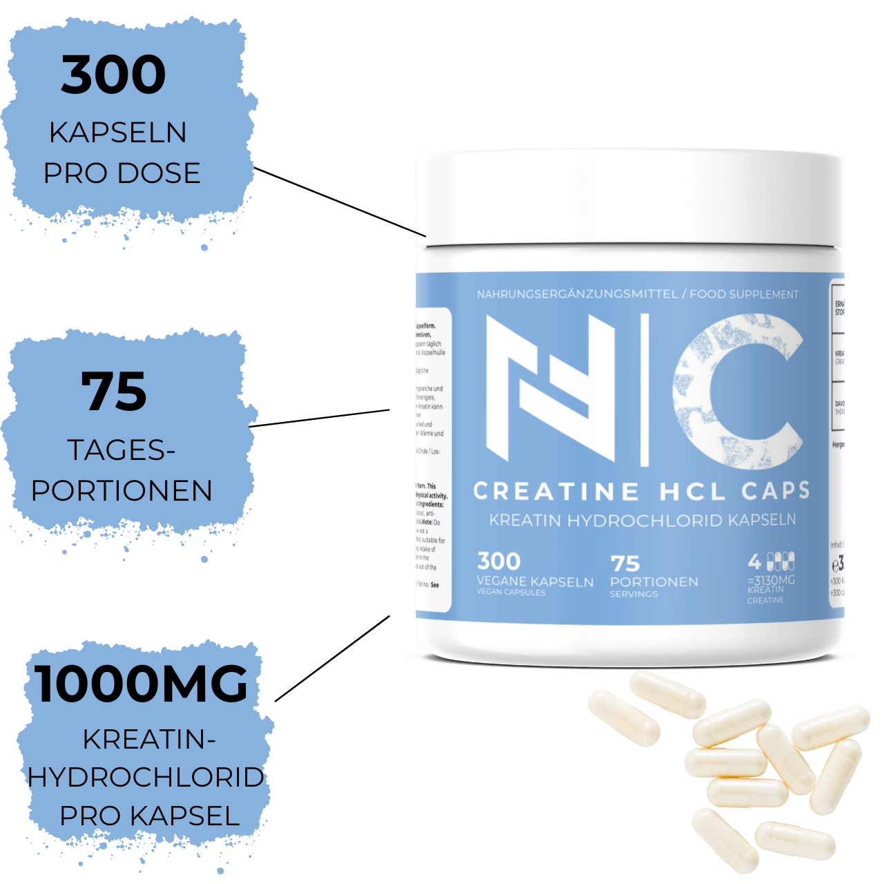 creatine hcl dose 120 kapseln