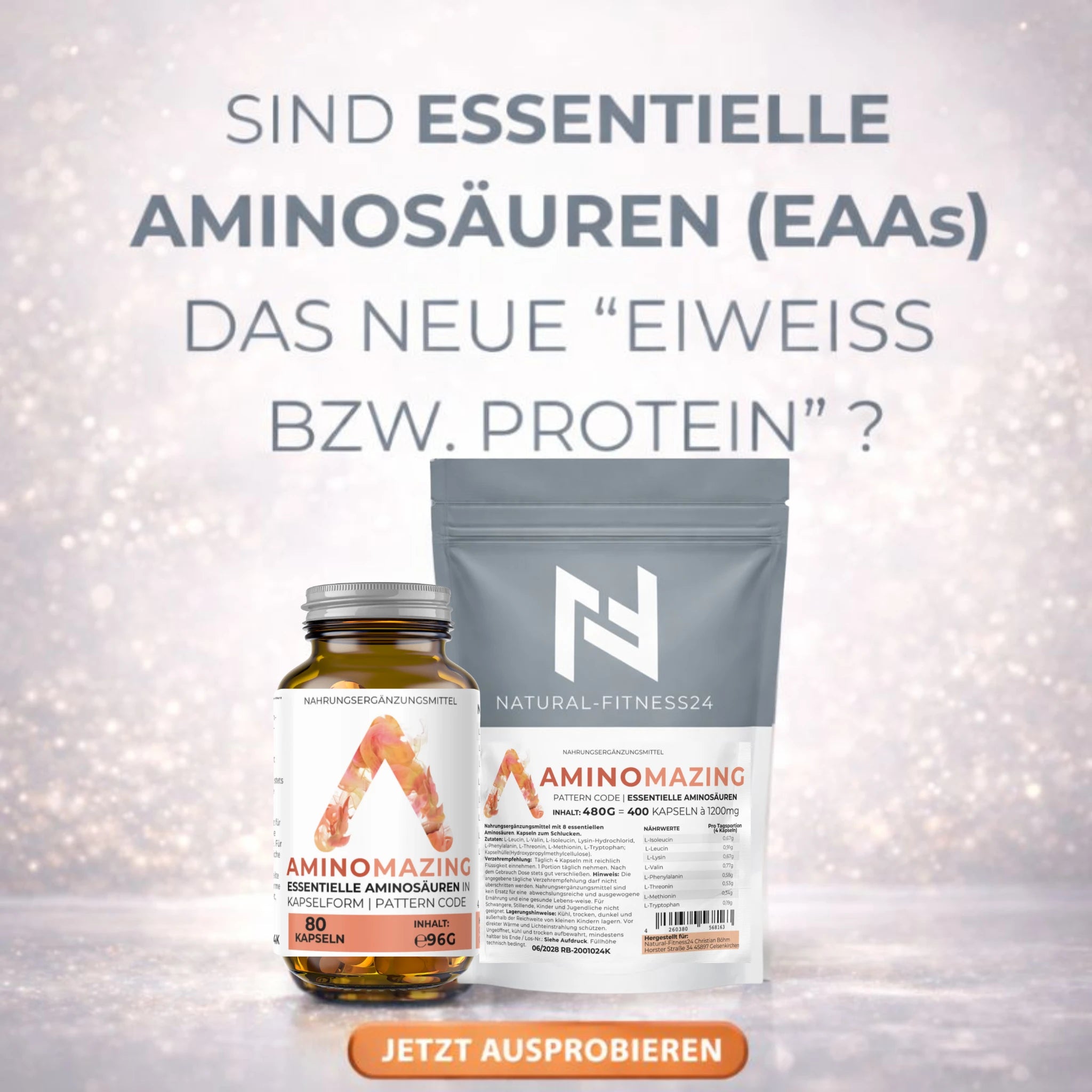 Aminomazing EAA Kapseln – 400 Caps