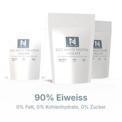 Egg-Protein Isolat neutral 750g 1kg hoher eiweissanteil keto