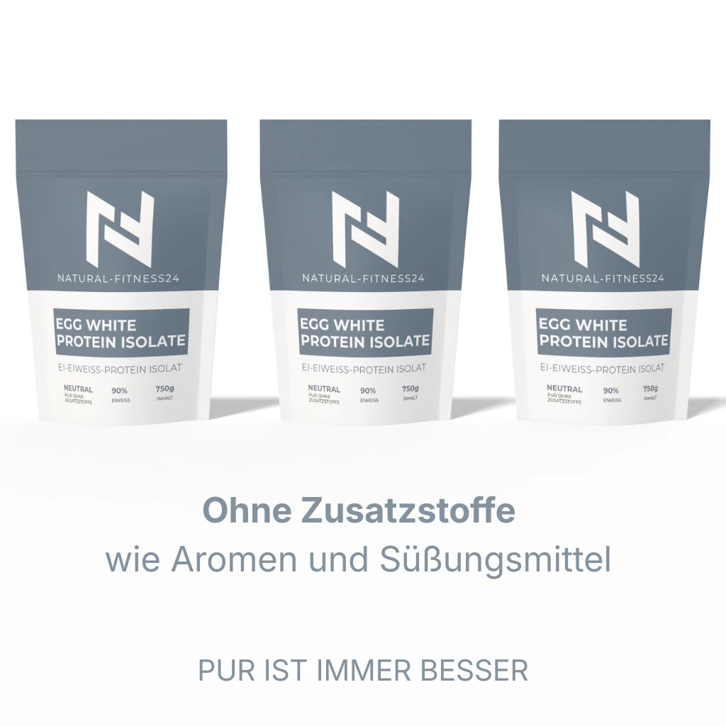 EGG Protein Eiweiss Isolate Pulver neutral 750g 1kg NF24 pur