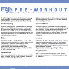 Flyh Athlete 1200g – All-in-One Pre-Workout Booster mit Koffein, Aminosäuren und Kohlenhydraten