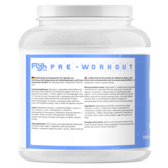 Flyh Athlete 1200g – Workout Booster mit Koffein, Aminosäuren und Kohlenhydraten