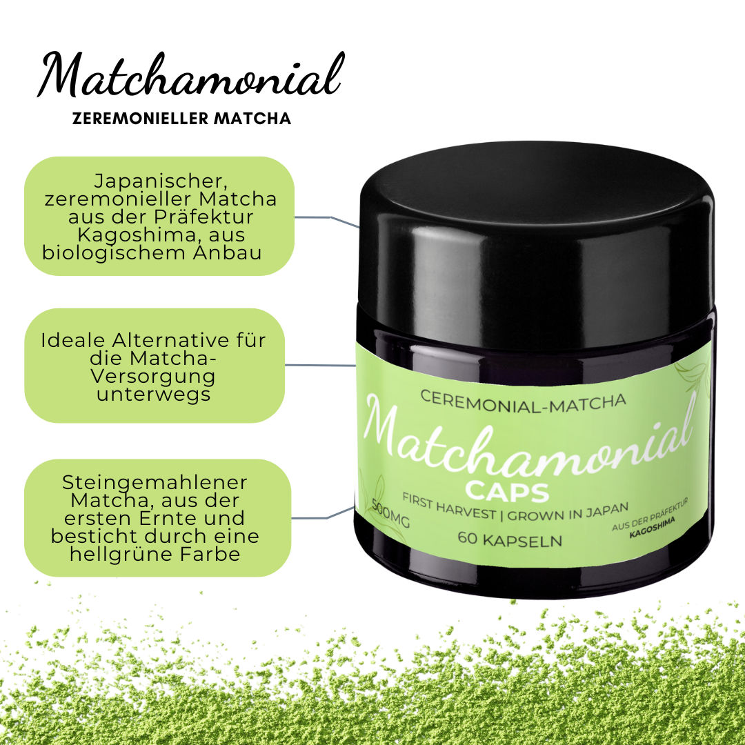 Matcha Kapseln Grüntee 