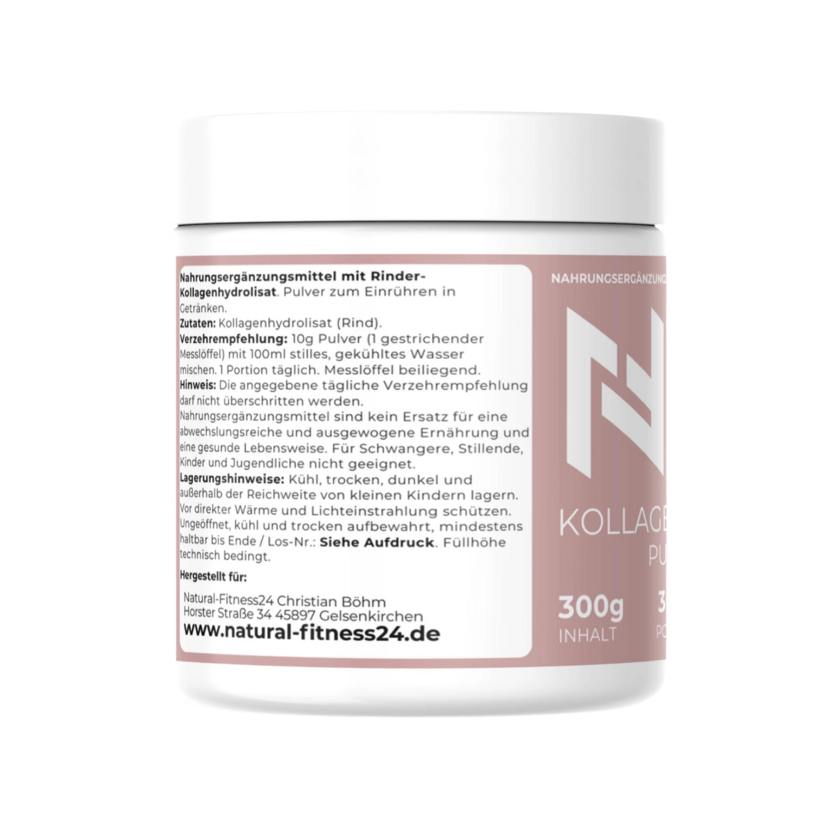 Kollagen Peptide Pulver 300g – 100% Kollagenhydrolysat ohne Zusatzstoffe