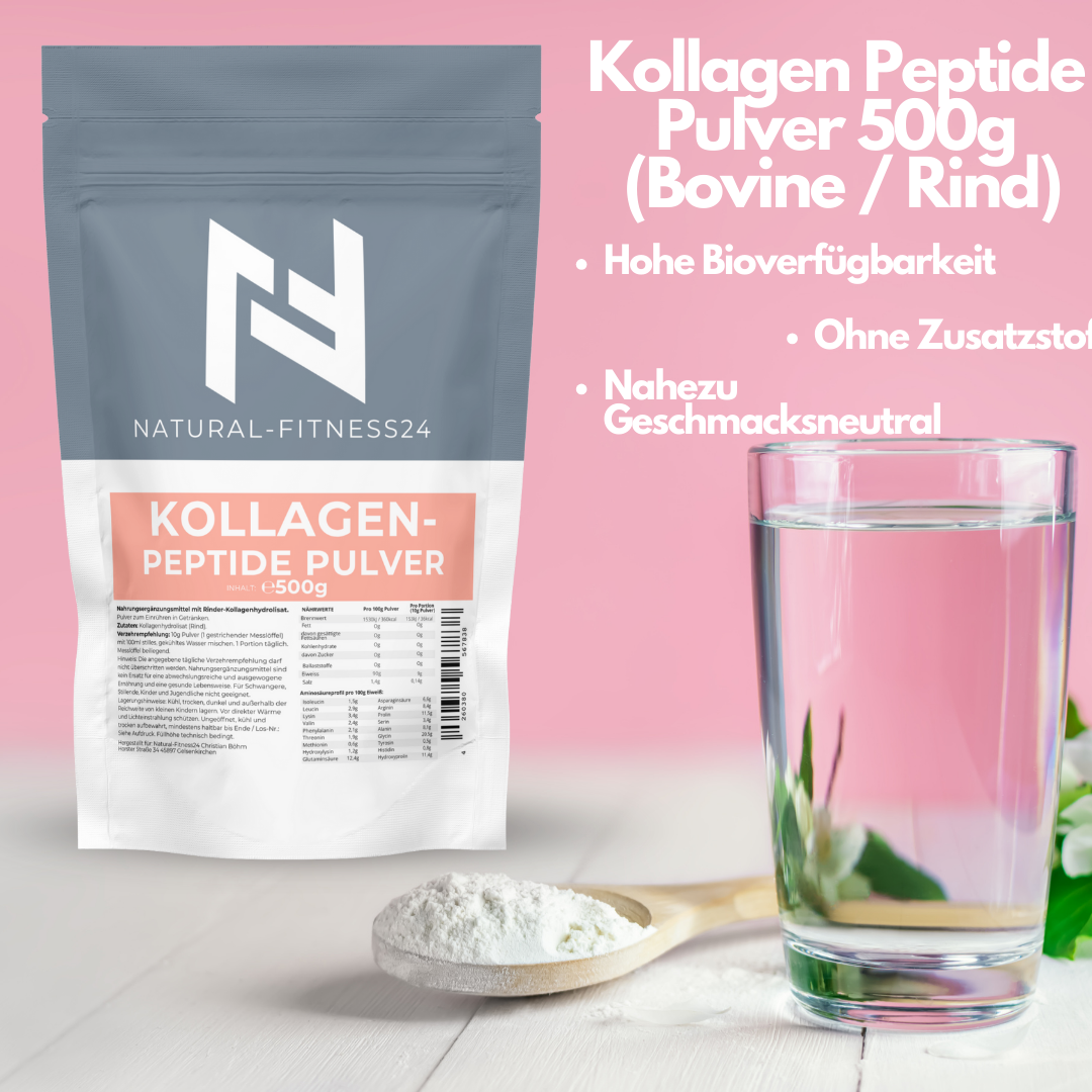 Kollagen Peptide Pulver 500g – Kollagenhydrolysat