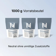 Natural-Fitness24 Kreatinmonohydrat neutral ohne unnötige Zusatzstoffe wie Aromen und Süßungsmittel 1000g Vorratsbeutel