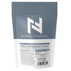 Natural-Fitness24Kreatin Monohydrat 1000g Pulver mit deutschem Kreatin Rohstoff 