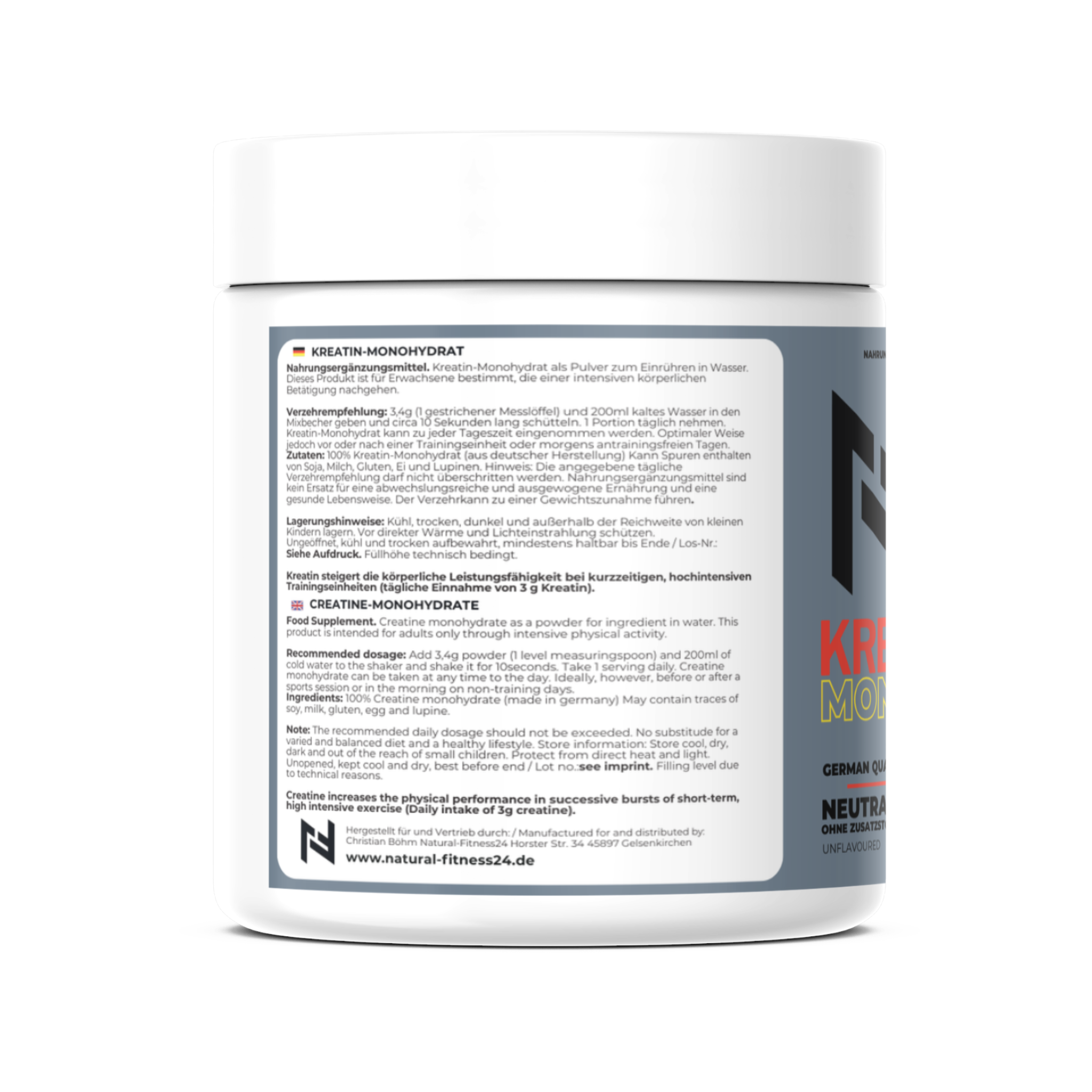 Kreatin Monohydrat 500g