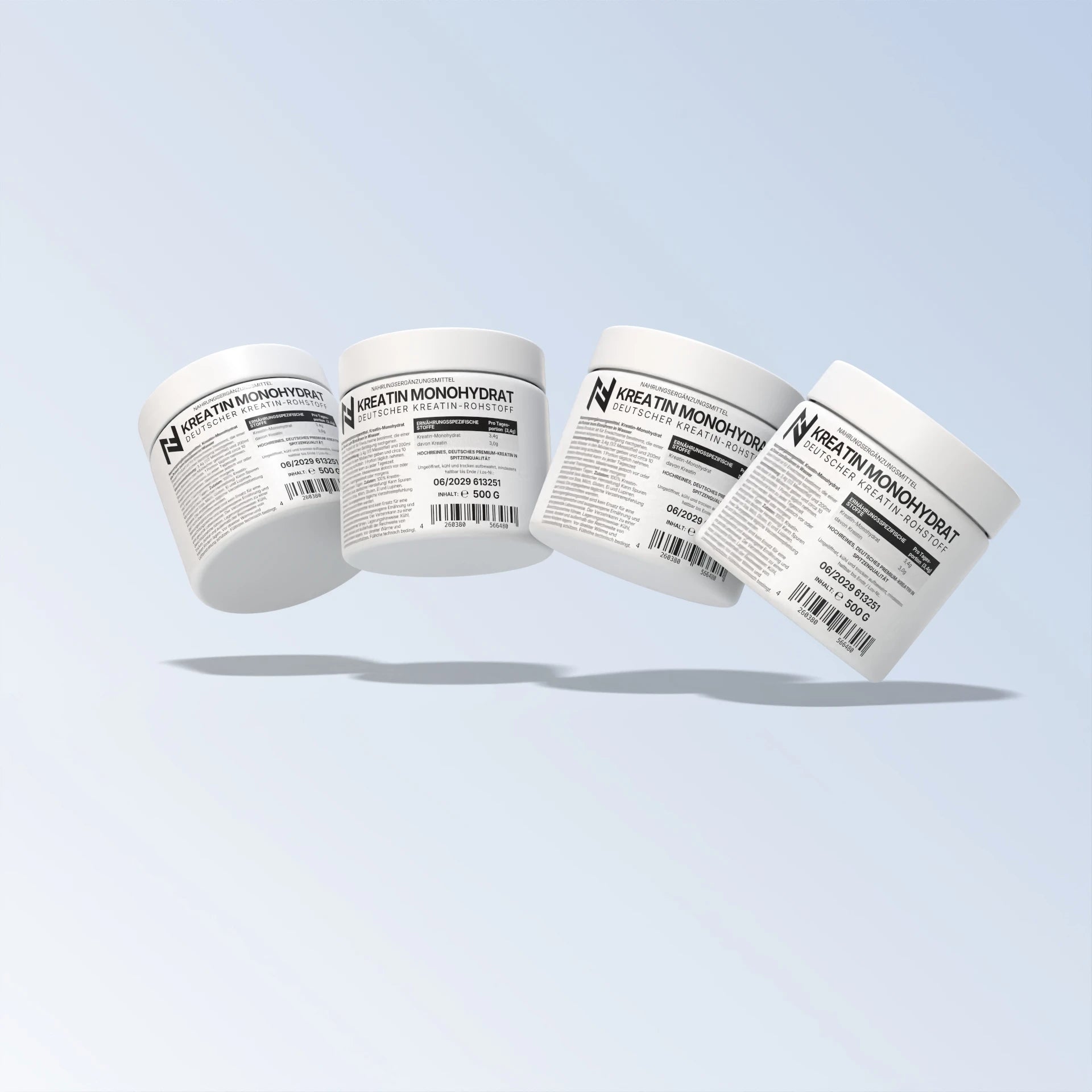 NF24 Kreatin Monohydrat 500g Rohstoff aus Deutschland